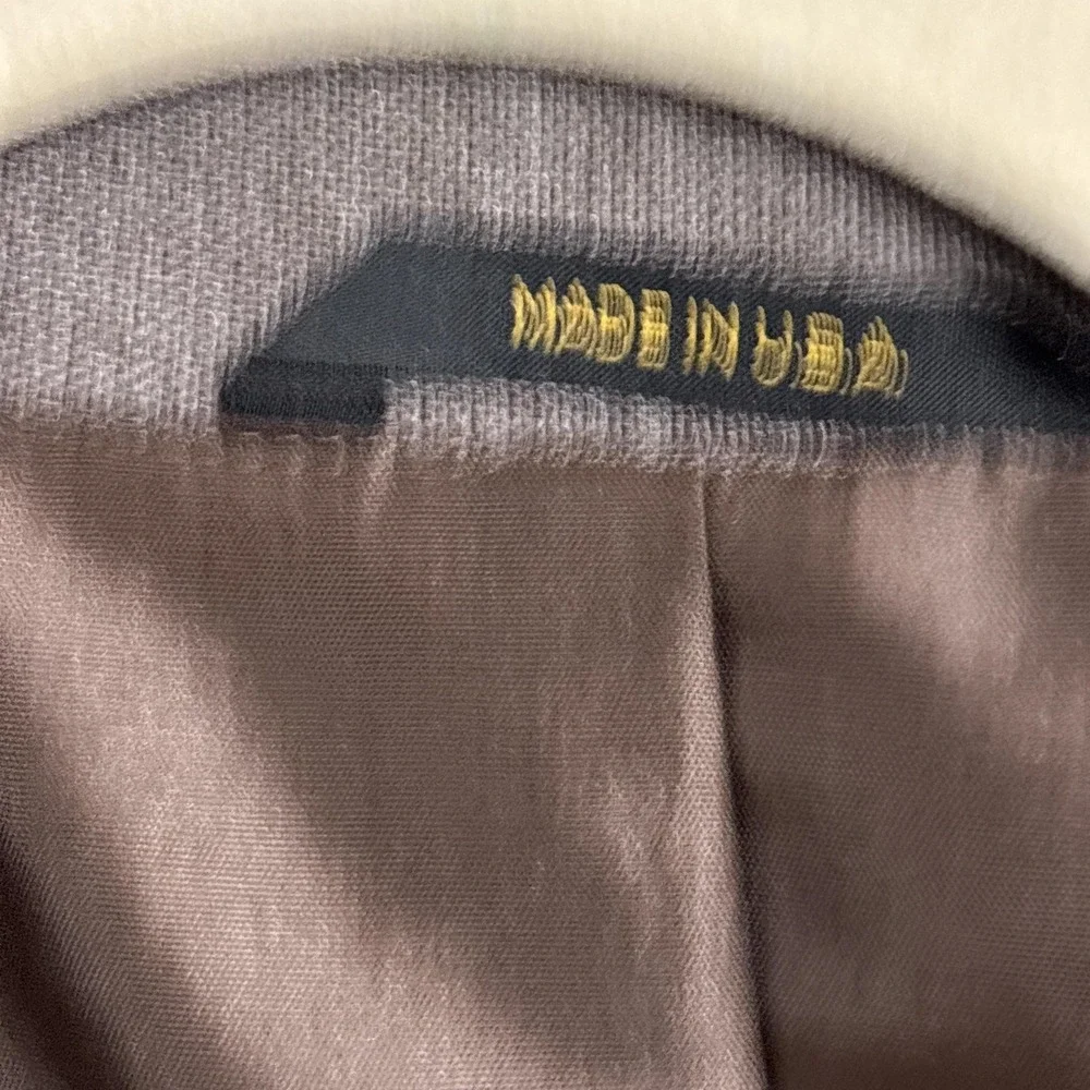 Vintage Haggar Suit 44L Blazer‎ 34x32 Pants Brown Polyester Disco 70s 80s USA